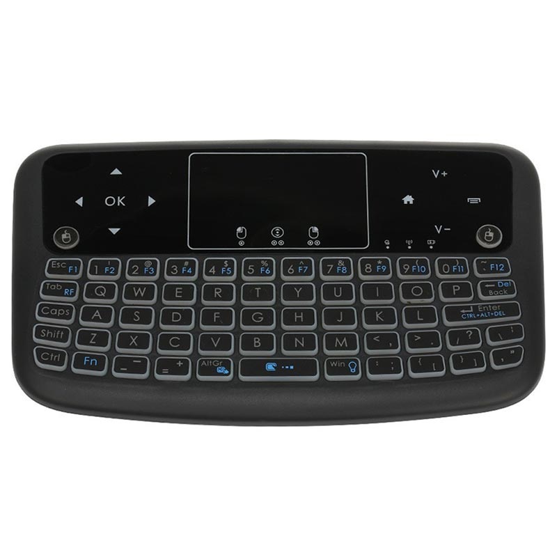 Scandalous Mountaineer lake Tastatură Wireless Iluminată / Touchpad Pentru Smart TV A36 - Negru
