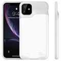 Husă Cu Baterie Externă iPhone 11 - 6000mAh - Alb / Gri