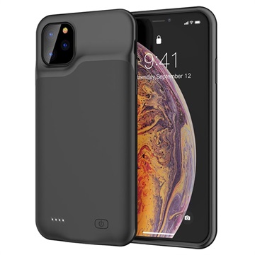 Husă Cu Baterie Externă iPhone 11 Pro Max - 6500mAh - Negru