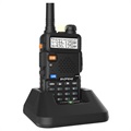 Stație Radio Emisie Recepție Walkie Talkie Baofeng UV-5R Dual-Band - Negru