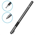 Stylus Pen Capacitiv Touchscreen Și Stilou Baseus 2-în-1 - Negru
