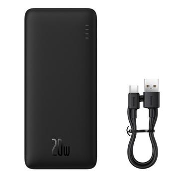 Baseus Airpow 10000mAh Bancă de alimentare cu încărcare rapidă cu două porturi - 20W - Negru