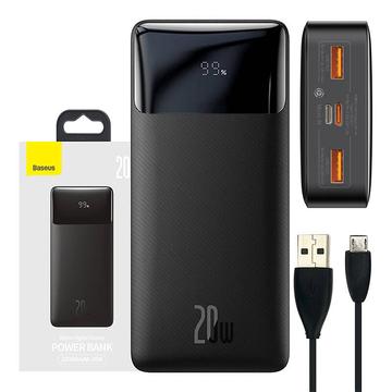 Baseus Bipow Digital Display 20W Power Bank 20000mAh - negru