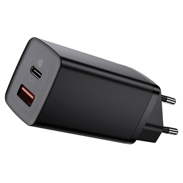 Încărcător Rapid Baseus CCGAN2L-B01 GaN2 Lite - USB-A, USB-C - Negru