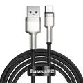 Baseus Cafule Metal Cablu USB-A la USB-C - 66W, 2m - Negru