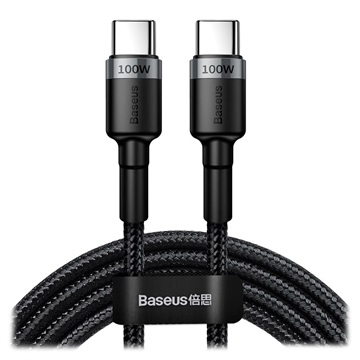 Cablu USB-C Baseus Cafule - 2m - Gri / Negru
