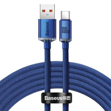 Baseus Crystal Shine Cablu USB-A / USB-C - 2m, 100W
