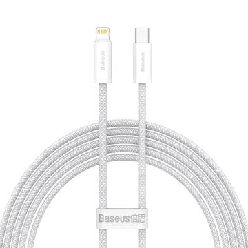 Baseus Dynamic Series Nylon împletit USB-C către cablu Lightning - 20W, 2m - Alb