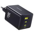 Baseus EnerFill FE11 100W Încărcător rapid cu 3 porturi - EU Plug