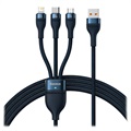 Cablu Baseus Flash Series II 3-În-1 CASS030003 - 1.2m - Albastru