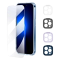 Set de Protecție iPhone 14 Pro Max - Baseus Illusion - Transparent