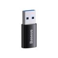 Adaptor Baseus Ingenuity USB-A la USB-C OTG - Negru