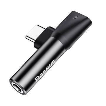 Baseus L41 Adaptor audio USB-C la 3.5mm - negru