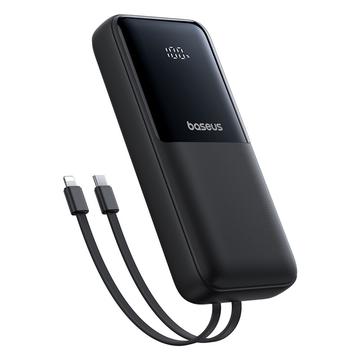 Baseus Lipow 22.5W Power Bank 20000mAh cu cabluri Lightning și USB-C încorporate și afișaj LED