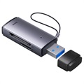 Cititor Carduri Memorie USB-A SD/MicroSD Baseus Lite Series - Gri
