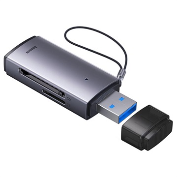 Cititor Carduri Memorie USB-A SD/MicroSD Baseus Lite Series - Gri