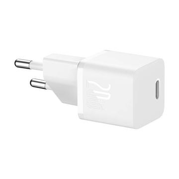 Baseus Mini GaN5 20W USB-C încărcător de perete - alb