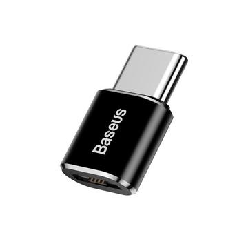 Baseus Mini Series Adaptor MicroUSB / USB-C OTG - Negru