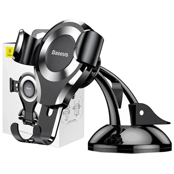 Baseus Osculum suport gravitațional pentru telefon SUYL-XP0S - negru + argintiu