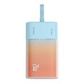 Baseus Popsicle 5200mAh 20W Powerbank cu cablu Lightning încorporat - albastru / portocaliu