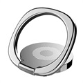 Suport de inel magnetic Baseus Privity pentru telefoane inteligente - argintiu