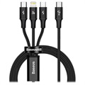 Cablu USB Type-C Baseus Rapid 3-în-1 CAMLT-SC01 - 1.5m