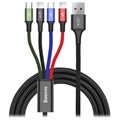 Cablu Baseus Rapid Series 4-În-1 CA1T4-A01 - 1.2m - Negru