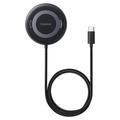 Baseus Simple Mini4 15W Magnetic Qi2 Încărcător fără fir cu suport - Negru