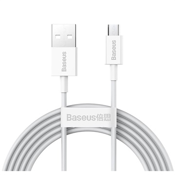 Cablu Date Încărcare Rapidă MicroUSB Baseus Superior - 1m - Alb