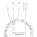 Baseus Superior Series 3 în 1 cablu de încărcare rapidă - 1m, 3.5A