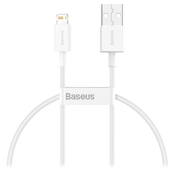 Cablu Lightning Baseus Superior - 0.25m - Alb