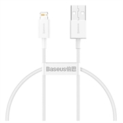 Cablu Lightning Baseus Superior - 0.25m - Alb