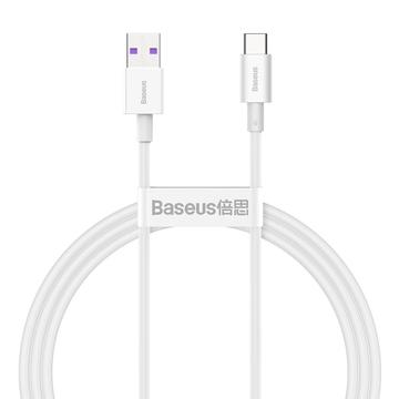 Baseus Superior Series Cablu de date și încărcare USB-C - 100W, 2m - Alb
