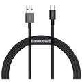 Cablu De Încărcare Și Date USB-C Baseus Superior Series - 66W, 1m (Ambalaj Deschis - Satisfăcător) - Negru