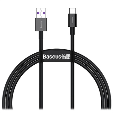 Cablu De Încărcare Și Date USB-C Baseus Superior Series - 66W, 1m - Negru