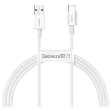 Cablu De Încărcare Și Date USB-C Baseus Superior Series - 66W, 1m - Alb