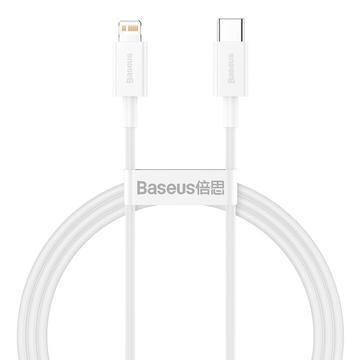 Baseus Superior Series Cablu USB-C / Lightning - 1m, 20W - Alb