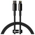 Cablu USB-C / Lightning Baseus Tungsten Gold 20W - 1m - Negru