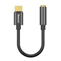 Cablu Adaptor Audio USB-C / 3.5mm Baseus CAHUB-EZ0G - Negru