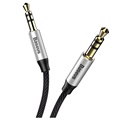Baseus Yiven 3.5mm AUX Audio Cable CAM30-BS1 - 1m - Black / Silver