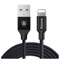 Cablu Baseus Yiven USB 2.0 / Lightning - 1.8m - Negru