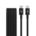 Cablu Beats USB-C la USB-C MDGA4ZM/A - 1.5m, 60W - Negru