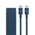 Cablu Beats USB-C la USB-C MDGE4ZM/A - 1.5m, 60W - Nitro bleumarin