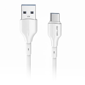 Beline BLNCWC02 25W Cablu USB-A / USB-C - 2m - Alb