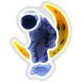 Beline Light Decorative Neon Light - Astronaut pe Lună
