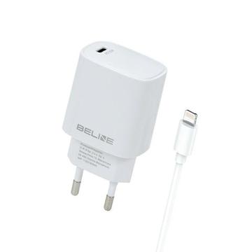 Încărcător Lightning Beline PD 3.0 20W - iPhone 14/13/12/X/iPad Pro - Alb