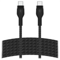 Cablu USB-C / USB-C Belkin BoostCharge Pro Flex 60W - 3m - Negru