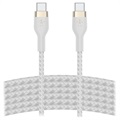 Cablu USB-C / USB-C Belkin BoostCharge Pro Flex 60W - 3m - Alb