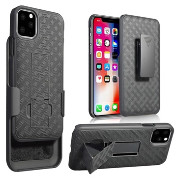 Husă Hibrid Clemă Curea iPhone 11 Pro - Negru