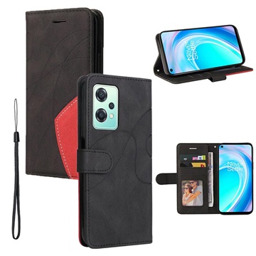 Husa Portofel OnePlus Nord CE 2 Lite 5G din Seria Bi-Color